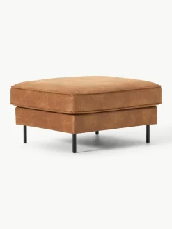 Voetenbank Hunter van gerecycled leer^Westwing Collection Discount