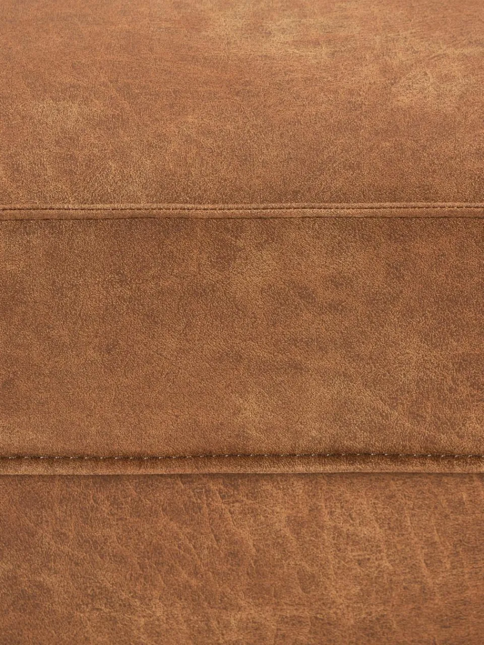 Voetenbank Hunter van gerecycled leer^Westwing Collection Discount