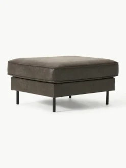 Voetenbank Hunter van gerecycled leer^Westwing Collection Discount