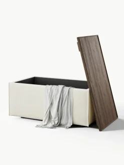 Voetenbank Lennon met opbergruimte^Westwing Collection Fashion