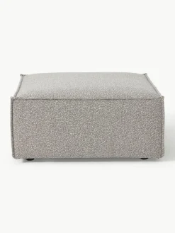 Voetenbank Lennon uit bouclé^Westwing Collection New
