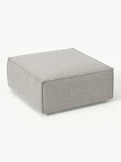 Voetenbank Lennon uit bouclé^Westwing Collection New