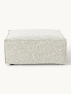 Voetenbank Lennon uit bouclé^Westwing Collection New