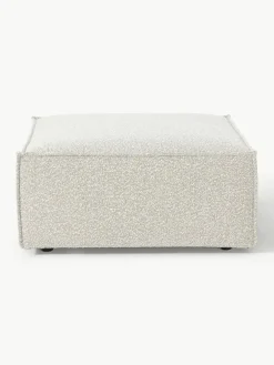 Voetenbank Lennon uit bouclé^Westwing Collection New