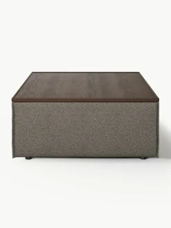 Voetenbank Lennon van bouclé met opbergruimte^Westwing Collection Outlet