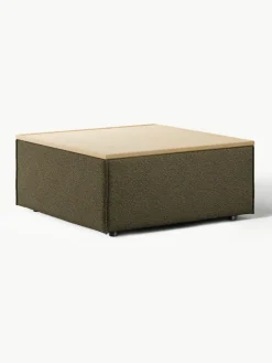 Voetenbank Lennon van bouclé met opbergruimte^Westwing Collection Online