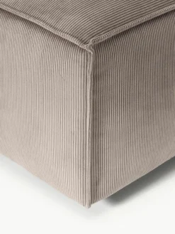 Voetenbank Lennon van corduroy^Westwing Collection Hot