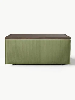 Voetenbank Lennon van corduroy met opbergruimte^Westwing Collection Sale