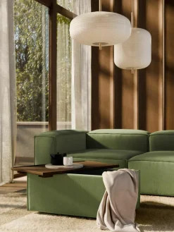 Voetenbank Lennon van corduroy met opbergruimte^Westwing Collection Sale