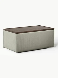 Voetenbank Lennon van corduroy met opbergruimte^Westwing Collection Online
