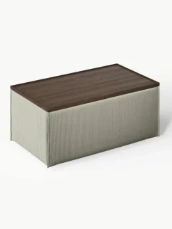 Voetenbank Lennon van corduroy met opbergruimte^Westwing Collection Online