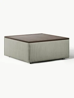 Voetenbank Lennon van corduroy met opbergruimte^Westwing Collection New
