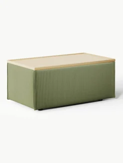 Voetenbank Lennon van corduroy met opbergruimte^Westwing Collection Clearance