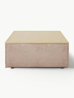 Voetenbank Lennon van linnenmix met opbergruimte^Westwing Collection Outlet