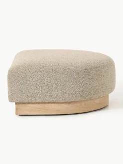 Voetenbank Natalie van teddy-bouclé^Westwing Collection Outlet