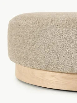 Voetenbank Natalie van teddy-bouclé^Westwing Collection Outlet