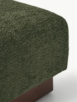 Voetenbank Natalie van teddy-bouclé^Westwing Collection Hot