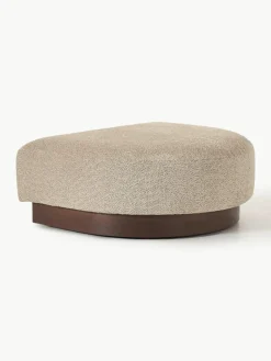 Voetenbank Natalie van teddy-bouclé^Westwing Collection Outlet