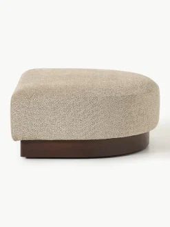 Voetenbank Natalie van teddy-bouclé^Westwing Collection Outlet