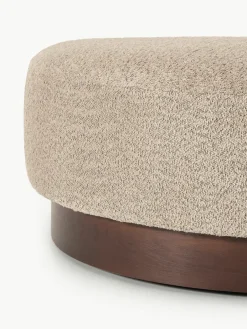 Voetenbank Natalie van teddy-bouclé^Westwing Collection Outlet