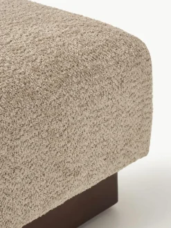 Voetenbank Natalie van teddy-bouclé^Westwing Collection Outlet