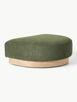 Voetenbank Natalie van teddy-bouclé^Westwing Collection Outlet