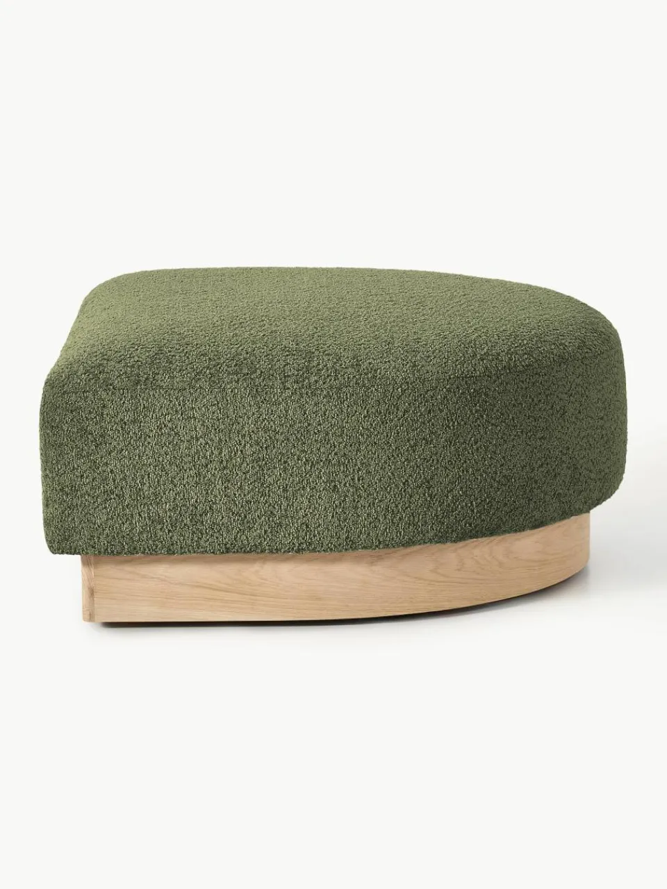 Voetenbank Natalie van teddy-bouclé^Westwing Collection Outlet