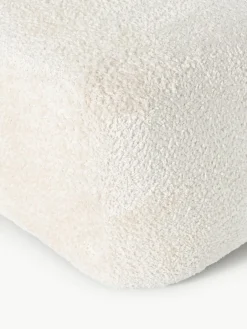 Voetenbank Wolke van teddy-bouclé^Westwing Collection New