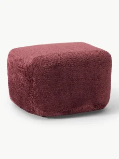 Voetenbank Wolke van teddy-bouclé^Westwing Collection Online