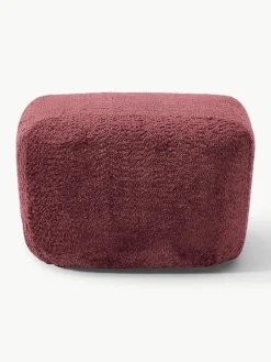 Voetenbank Wolke van teddy-bouclé^Westwing Collection Online