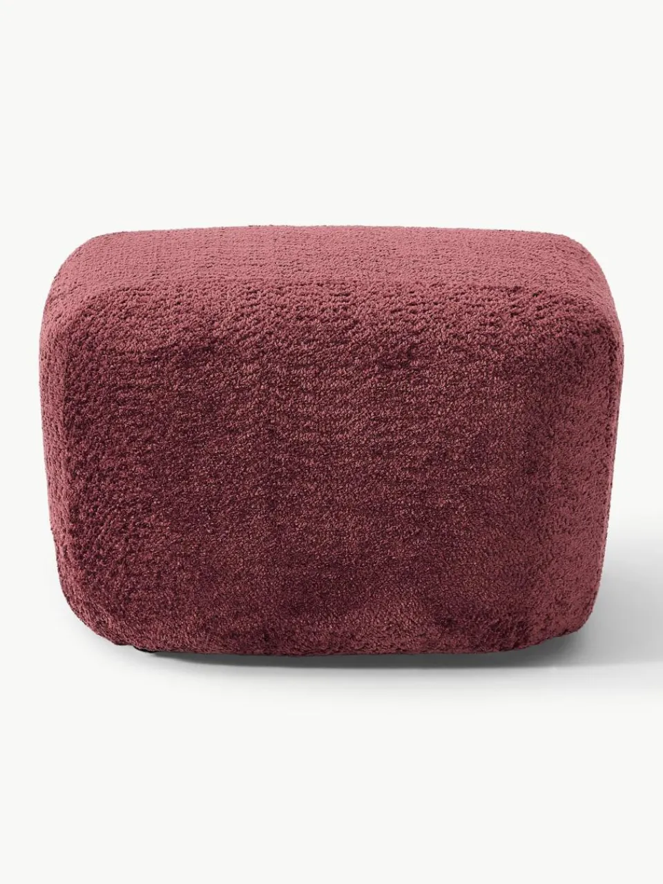 Voetenbank Wolke van teddy-bouclé^Westwing Collection Online
