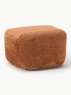 Voetenbank Wolke van teddy-bouclé^Westwing Collection Outlet