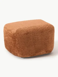 Voetenbank Wolke van teddy-bouclé^Westwing Collection Outlet