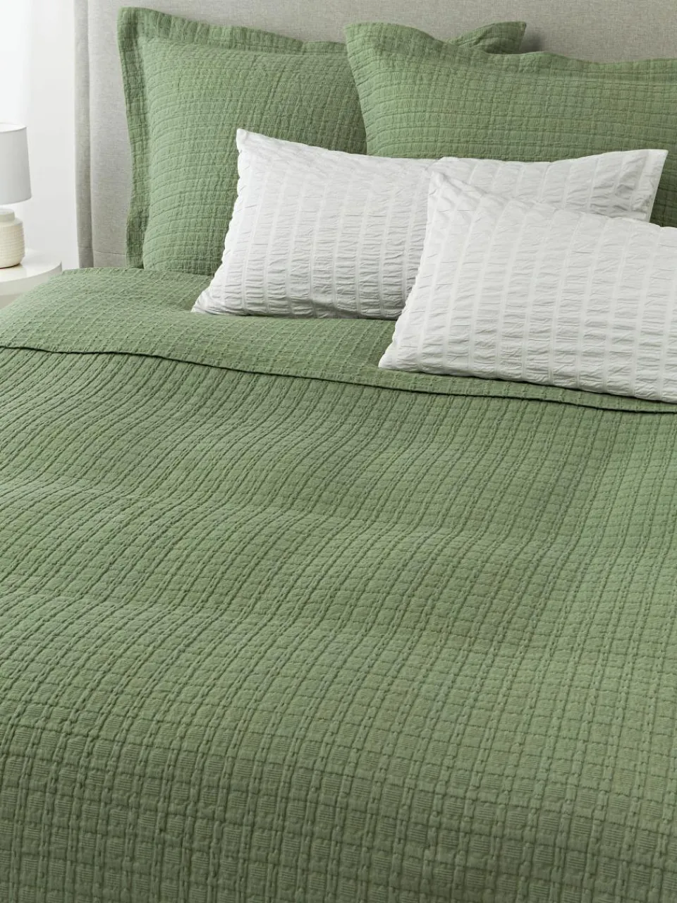 Wafelpiqué bedsprei Orville^Westwing Collection New