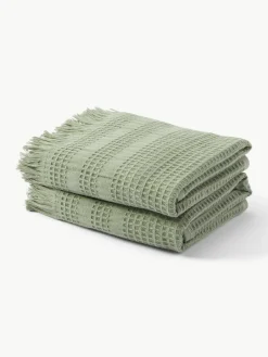 Wafelpiqué handdoek Yara in verschillende formaten^Westwing Collection Outlet