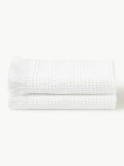 Wafelpiqué handdoek Yara in verschillende formaten^Westwing Collection Clearance
