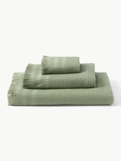 Wafelpiqué Yara handdoekenset, in verschillende setmaten^Westwing Collection New