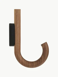 Walnoothouten wandhaak Umbrella, in verschillende formaten^Gejst Discount