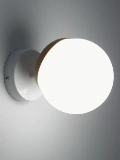 Wand- en plafondlamp Sfera met houten decoratie^Westwing Discount