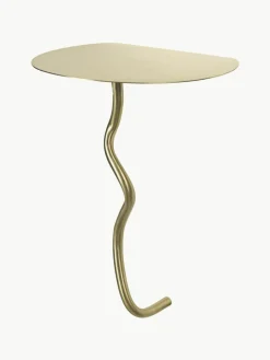 Wandbijzettafel Curvature van messing^ferm LIVING New