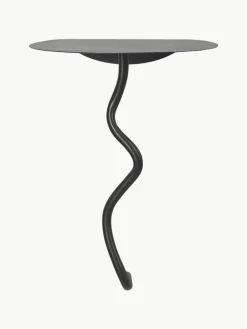 Wandbijzettafel Curvature van messing^ferm LIVING Clearance