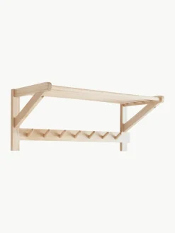 Wandkapstok Cole met hoedenplank van grenenhout^Jotex Clearance