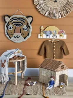 Wandkapstok Mallen van hout^Bloomingville Mini Clearance
