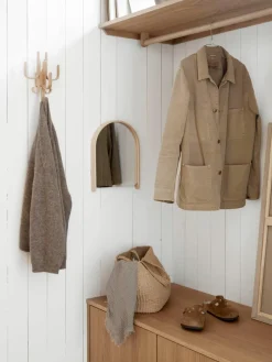 Wandkapstok Woody van eikenhout^Cooee Design New