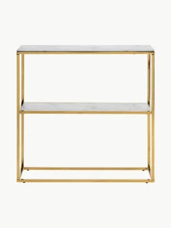 Wandkast Aruba met glazen tafelbladen in marmerlook^Westwing Clearance