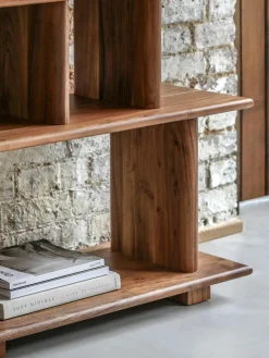 Wandkast Borden van acaciahout^Westwing Discount