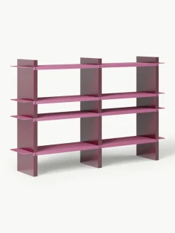 Wandkast Rami met metalen elementen^Westwing Collection Fashion