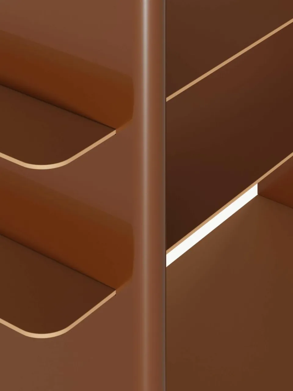 Wandkast Rami met metalen elementen^Westwing Collection Outlet