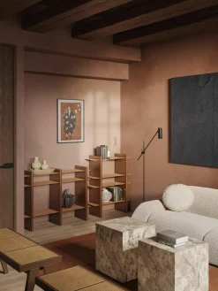 Wandkast Rami met metalen elementen^Westwing Collection Sale