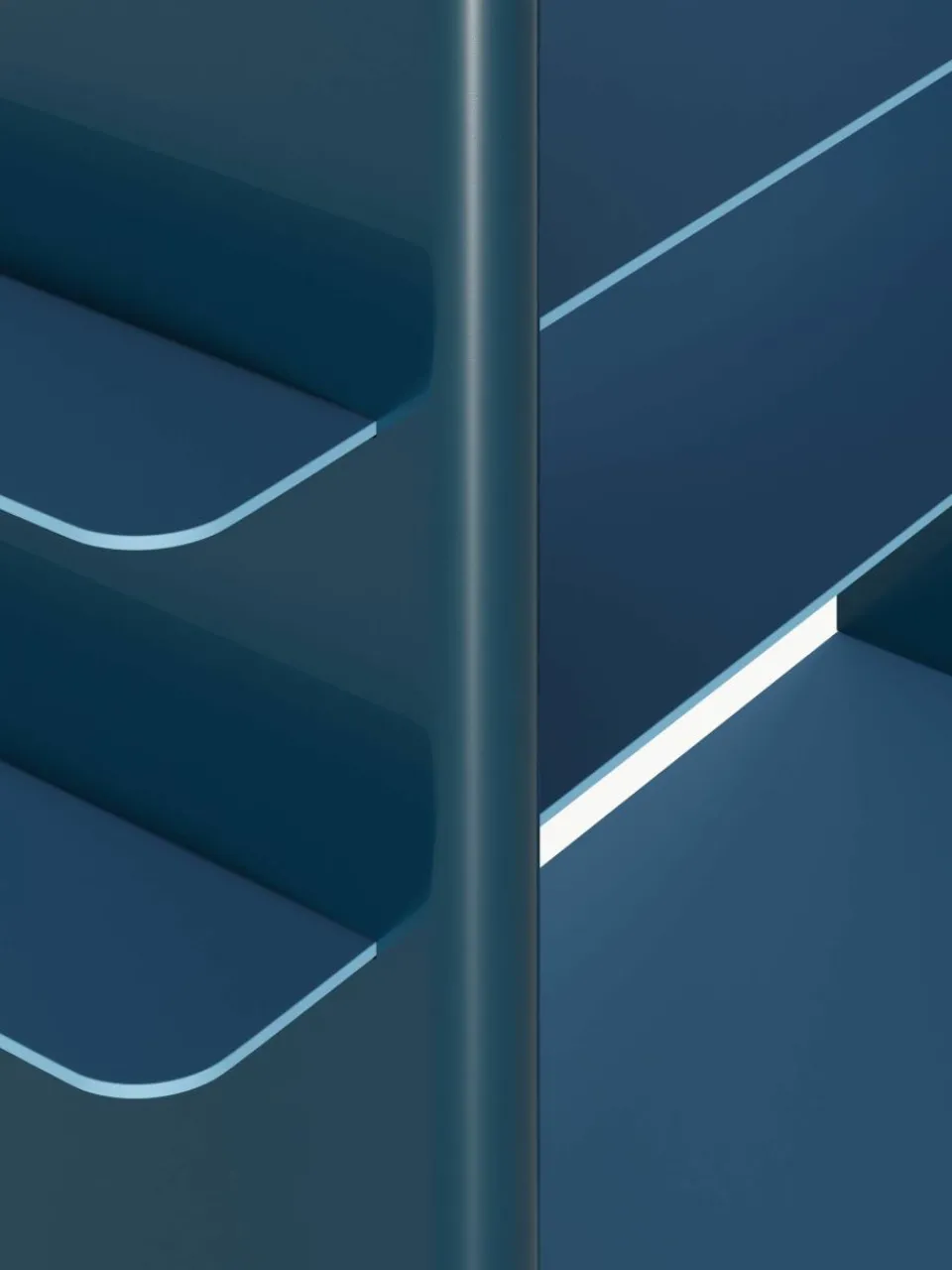 Wandkast Rami met metalen elementen^Westwing Collection Online